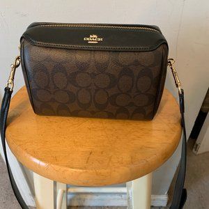 Coach Mini black & brown Bennet crossbody